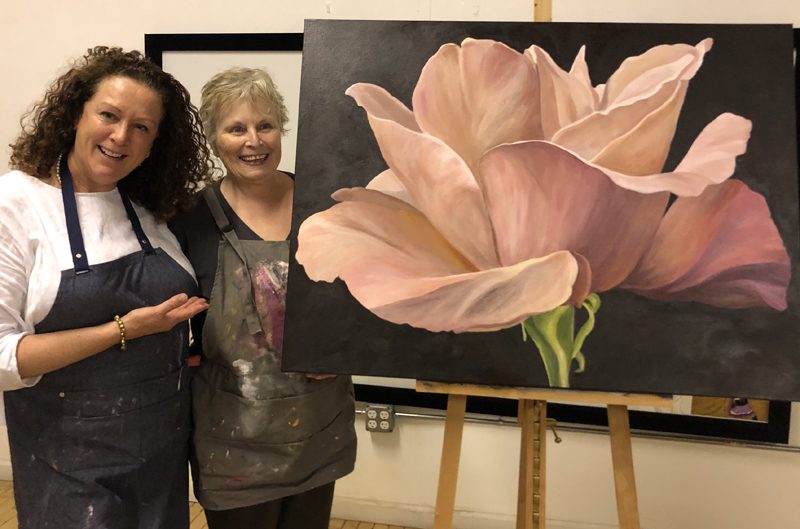 2 Day Blooms Painting Workshop & 1 evening