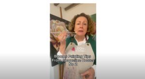 Blooms Painting Tips from Jacqueline Coates No 2- Lifting paint off your canvas accidentally