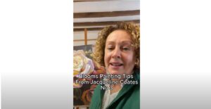 Blooms Painting Tips with Jacqueline Coates No 3 - Why it's important to finish your paintings off