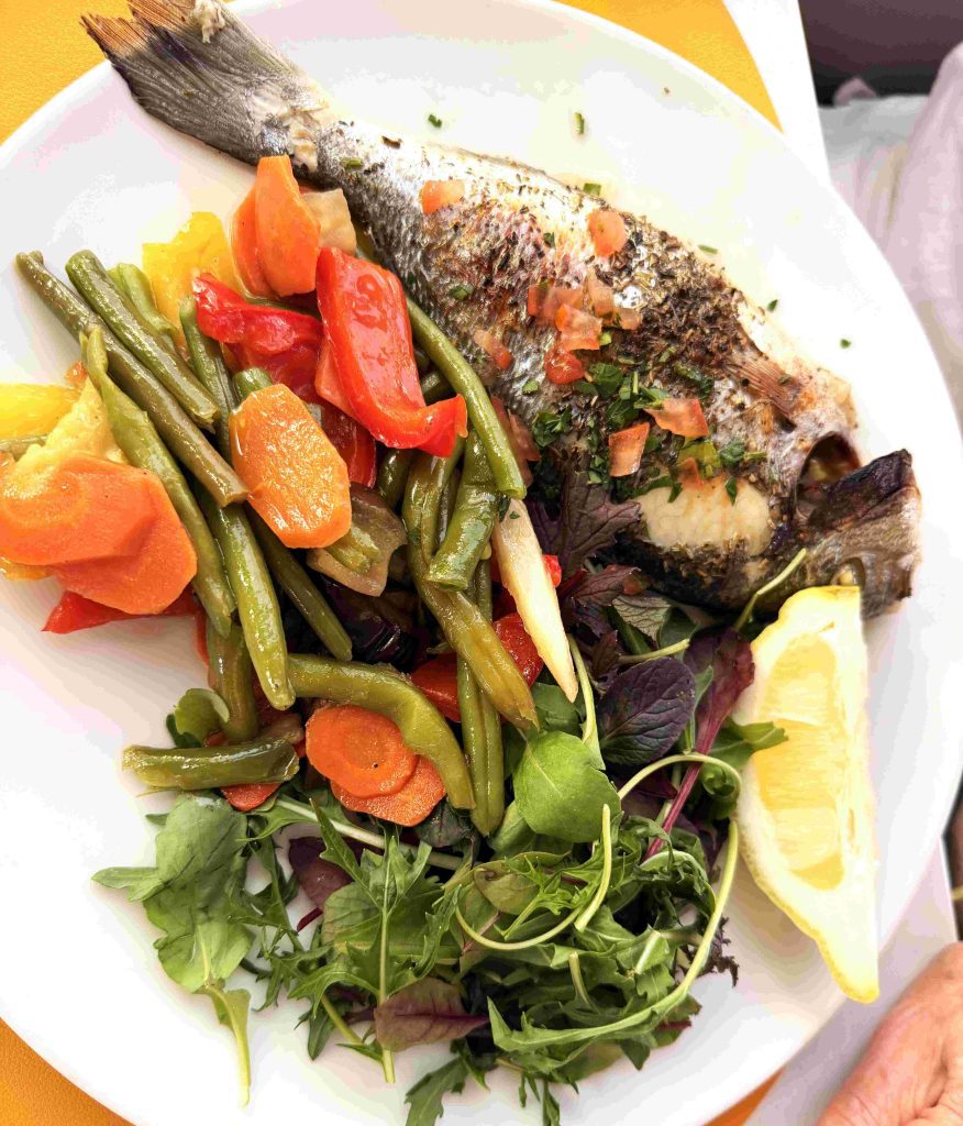 Italy Tour Menton Tour Day Lunch in the square