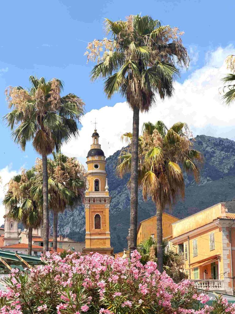 Italy Tour Menton Tour Day Palms and Mountains