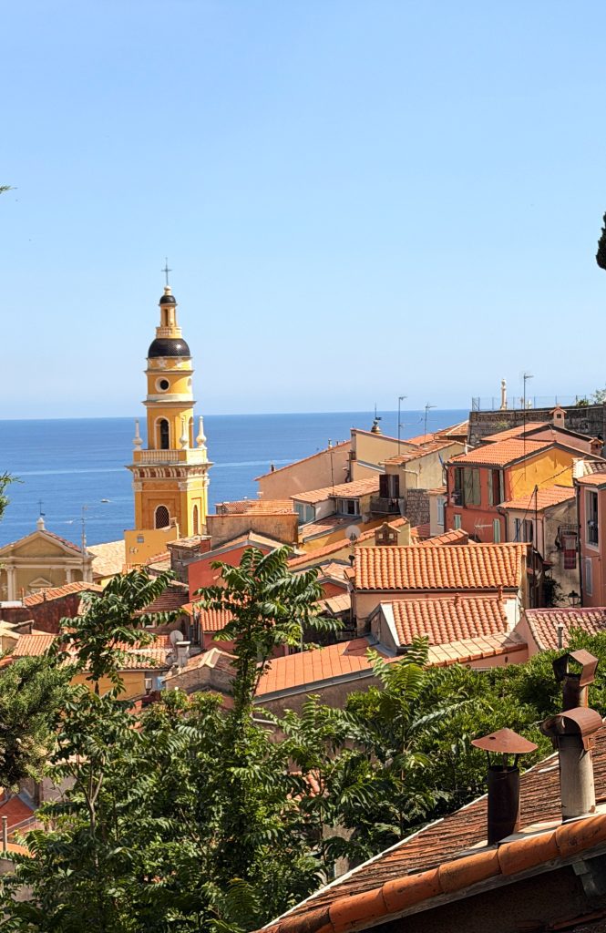 Italy Tour Menton Tour Day view over Menton