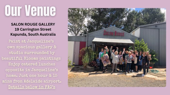 Barossa Blooms 5 Day Painting Workshop Venue