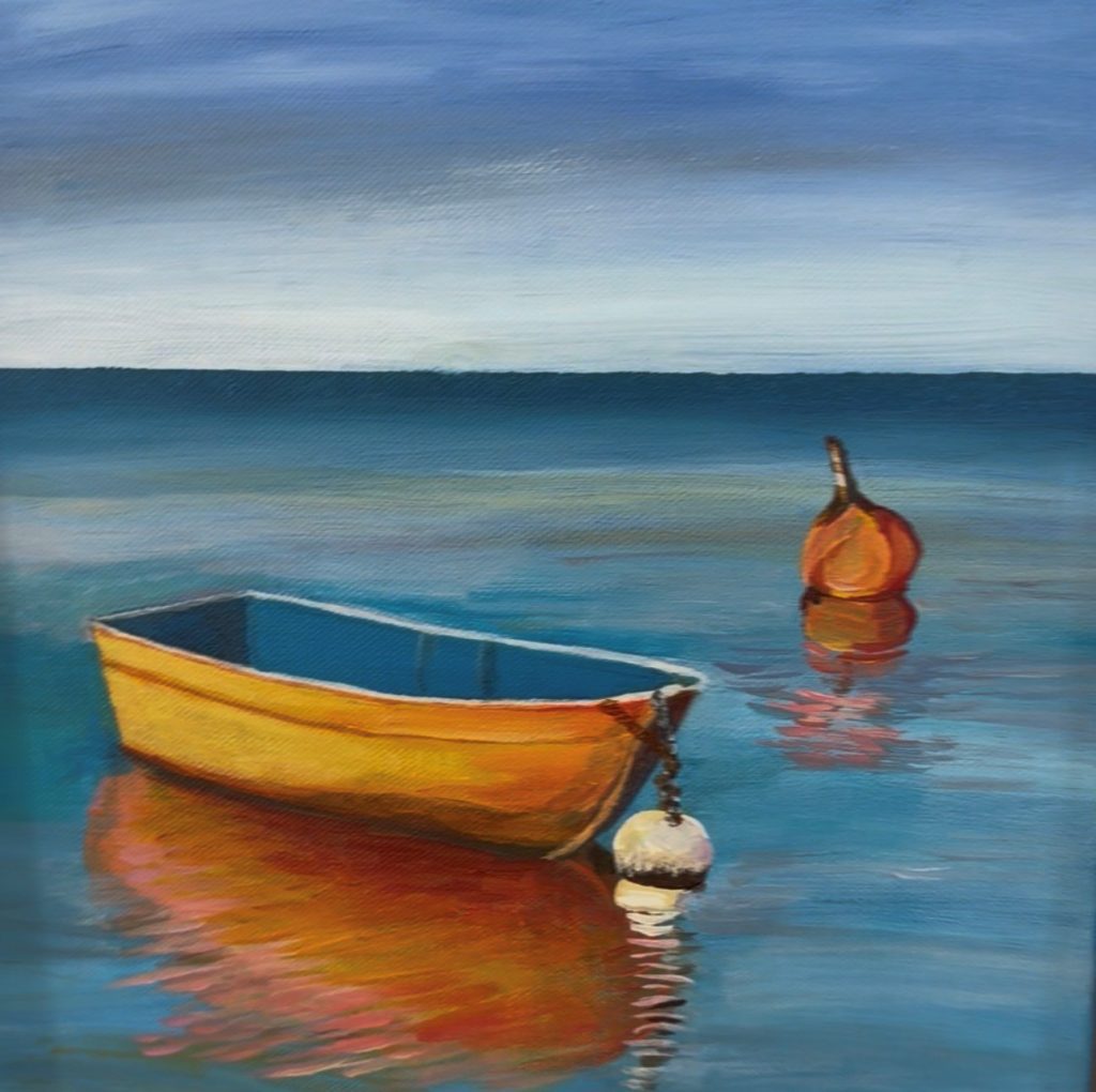 Blooms Coastal Painting Workshop Boat