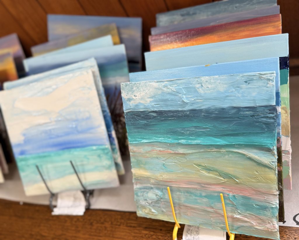 Blooms Coastal Painting Workshop Jacqueline Coates 7