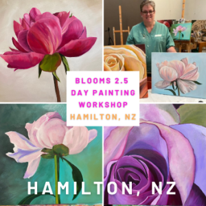 Hamilton NZ Blooms Painting Weekend Workshop