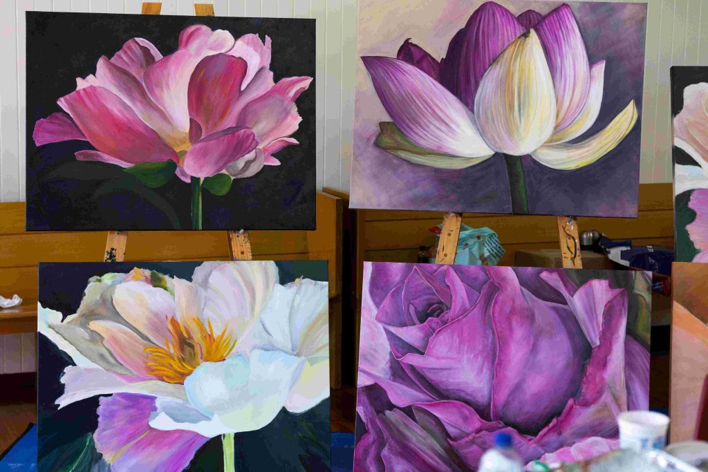 Blooms Painting Workshop Melbourne Paintings