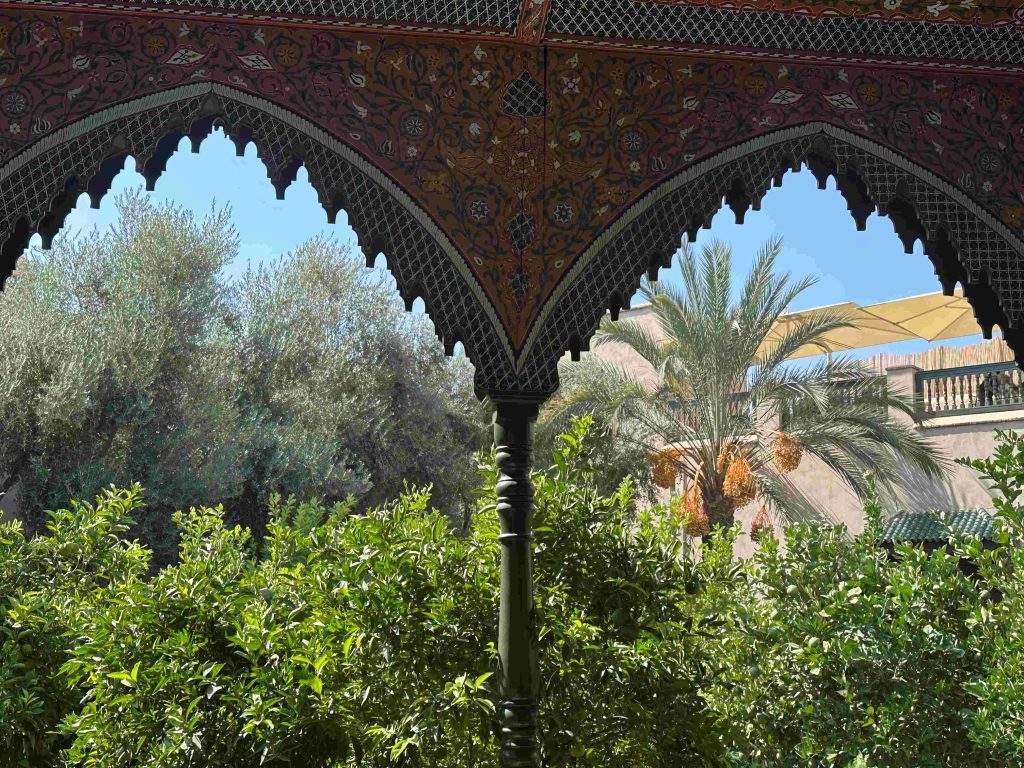 French Art School Moroccan Garden Visit