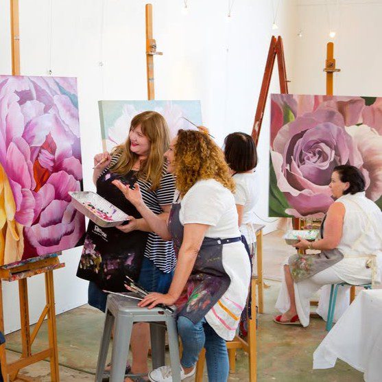 How to paint with Jacqueline Coates