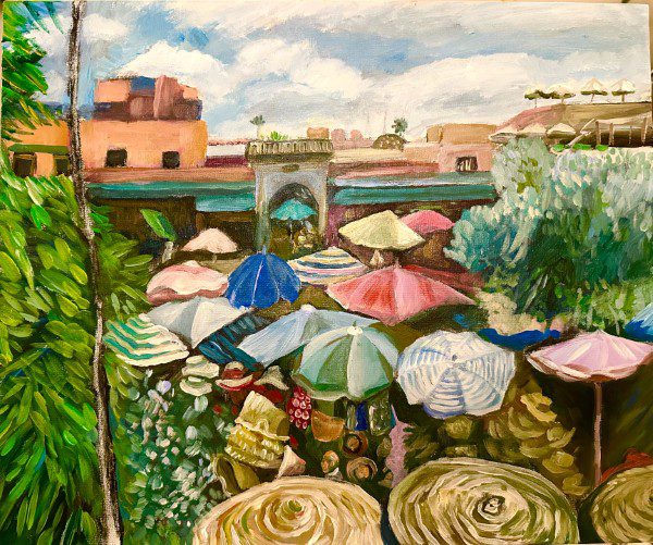 Marrakech Morocco Paintings Workshop
